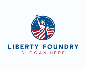 USA Political Liberty logo design