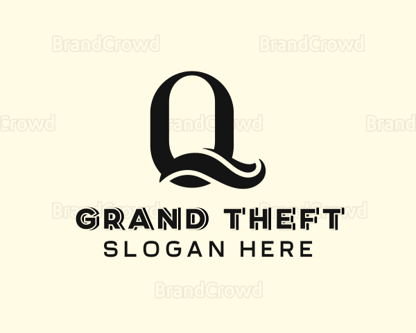Elegant Swoosh Boutique Letter Q Logo