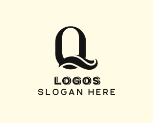 Elegant Swoosh Boutique Letter Q Logo