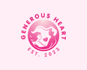 Heart Parenting Childcare logo design