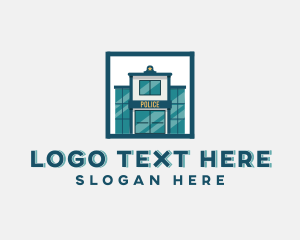 Guard - Police Station Building logo design