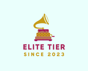 Tier - Cake Music Phonograph logo design