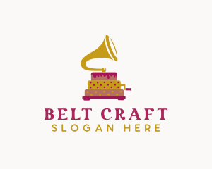 Phonograph Pastry Cake logo design