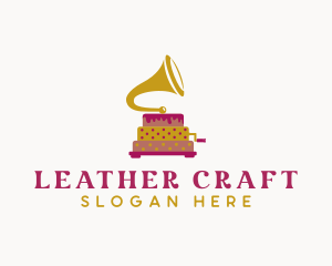 Phonograph Pastry Cake logo design