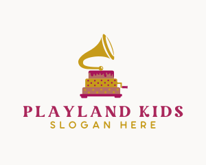 Phonograph Pastry Cake logo design