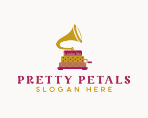 Phonograph Pastry Cake logo design