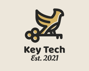 Bird Key Locksmith logo design