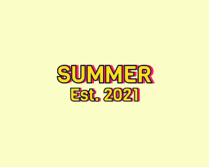 Cool Summer Party logo design