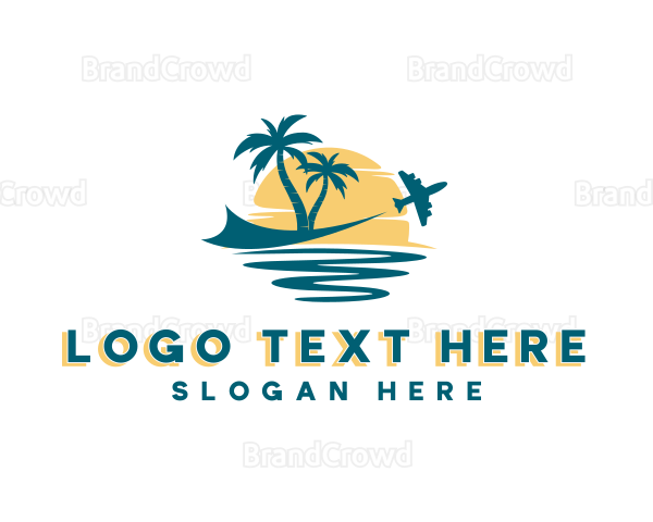 Airplane Beach Tour Logo