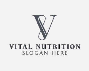 Infinity Elegant Boutique Letter V logo design