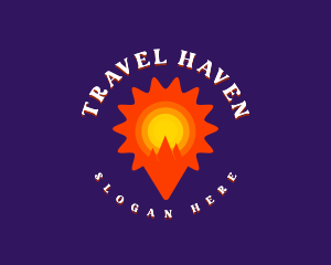 Tourism - Tourism Travel Pin logo design