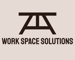 Desk - Wood Picnic Table logo design