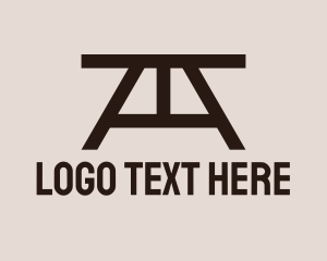 Wood Picnic Table  Logo