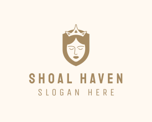 Shoal - Gold Queen Veil logo design