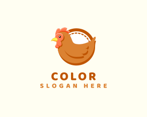 Chicken Nugget - Chicken Hen Poultry logo design