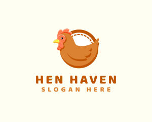 Hen - Chicken Hen Poultry logo design