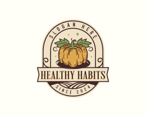 Pumpkin Farmers Market logo design