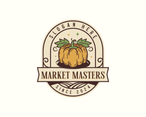 Pumpkin Farmers Market logo design