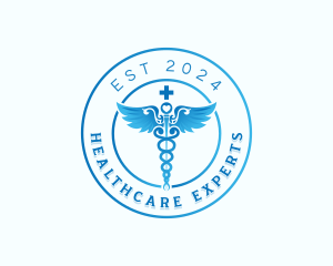 Caduceus Pharmaceutical Healthcare logo design