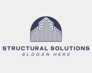 Structural - Architectural Building Structure logo design