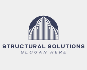 Architectural Building Structure logo design