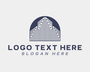 Low Rise - Architectural Building Structure logo design