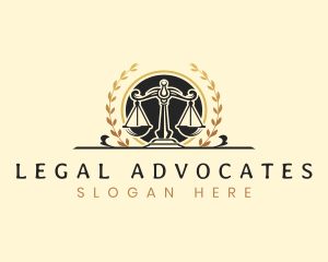 Attorney Judicial Law logo design