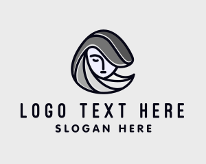 Hairstyle - Woman Hair Salon logo design