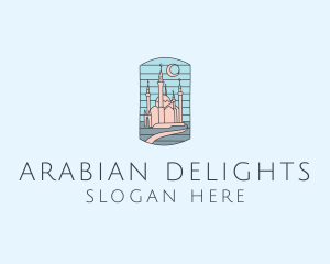 Arabic - Arabic Palace Landmark logo design