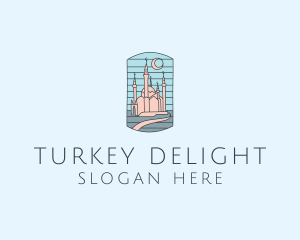 Turkey - Arabic Palace Landmark logo design
