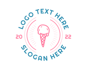 Sundae - Ice Cream Gelato logo design