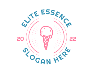 Ice Cream Gelato Logo