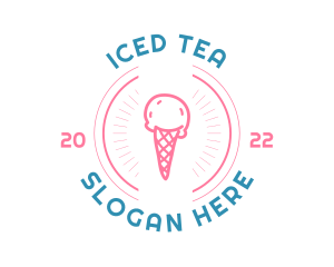 Ice Cream Gelato logo design