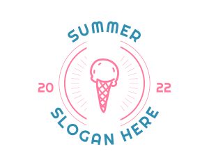 Ice Cream Gelato logo design