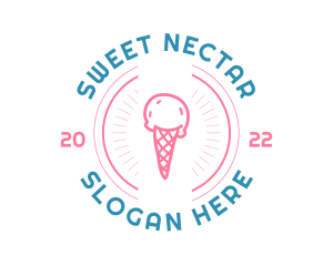 Ice Cream Gelato logo design