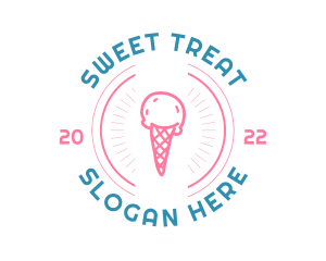 Ice Cream Gelato logo design