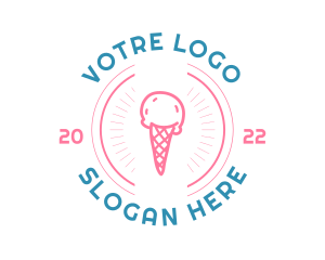 Ice Pop - Ice Cream Gelato logo design