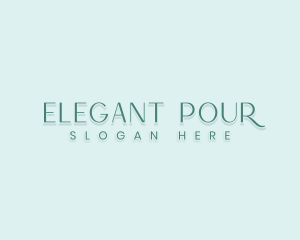 Elegant Natural Spa logo design