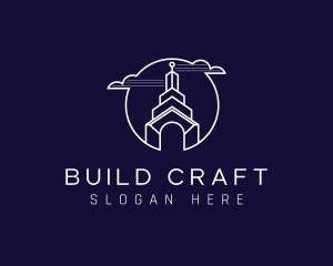 Tower Skyscraper Building logo design