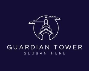 Tower Skyscraper Building logo design