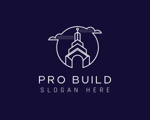 Tower Skyscraper Building logo design