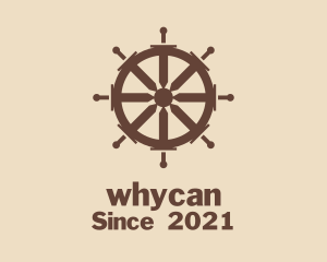 Galleon - Ship Wheel Sword logo design