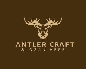 Moose Antler Wildlife logo design