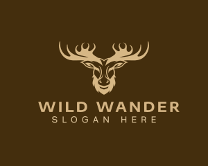 Moose Antler Wildlife logo design