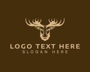 Moose Antler Wildlife Logo