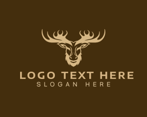 Moose Antler Wildlife Logo