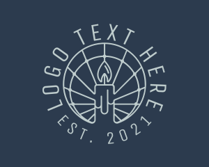 Light - Spiritual Candle Worship logo design
