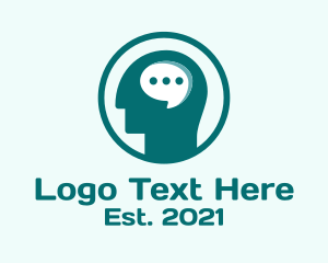 Chat - Mental Communication Therapy logo design