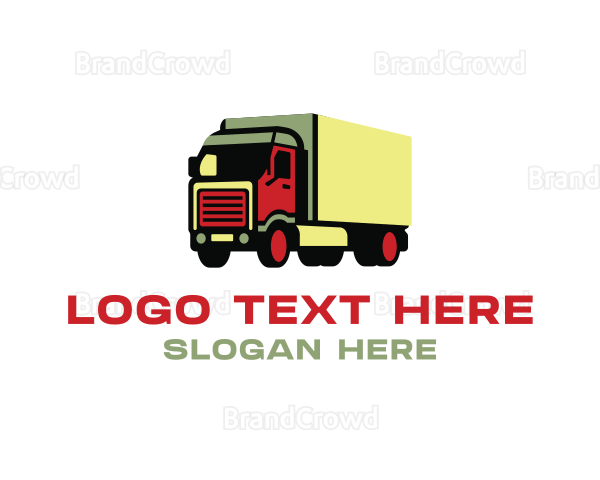 Truck Logistics Delivery Logo