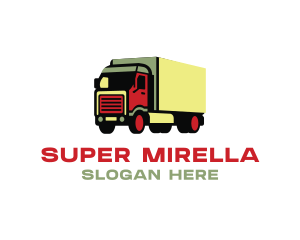 Cargo - Truck Logistics Delivery logo design